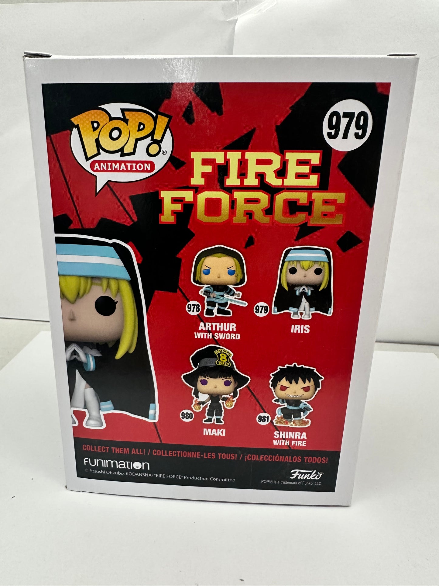 Funko POP Sister Iris Eighth Pillar #979 Fire Force Vinyl Figure