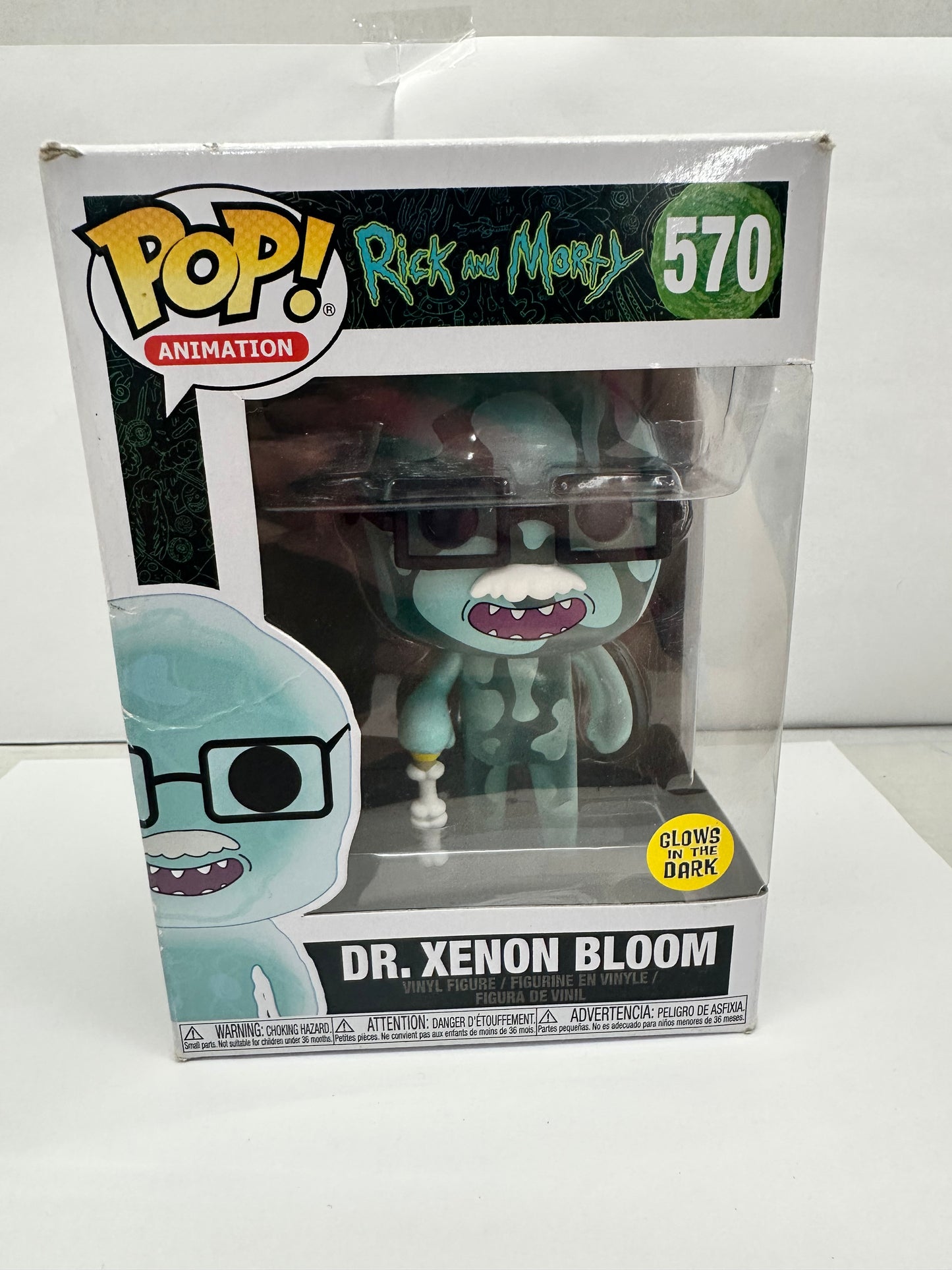 Funko POP Rick and Morty 570 Glows in the Dark Dr. Xenon Bloom