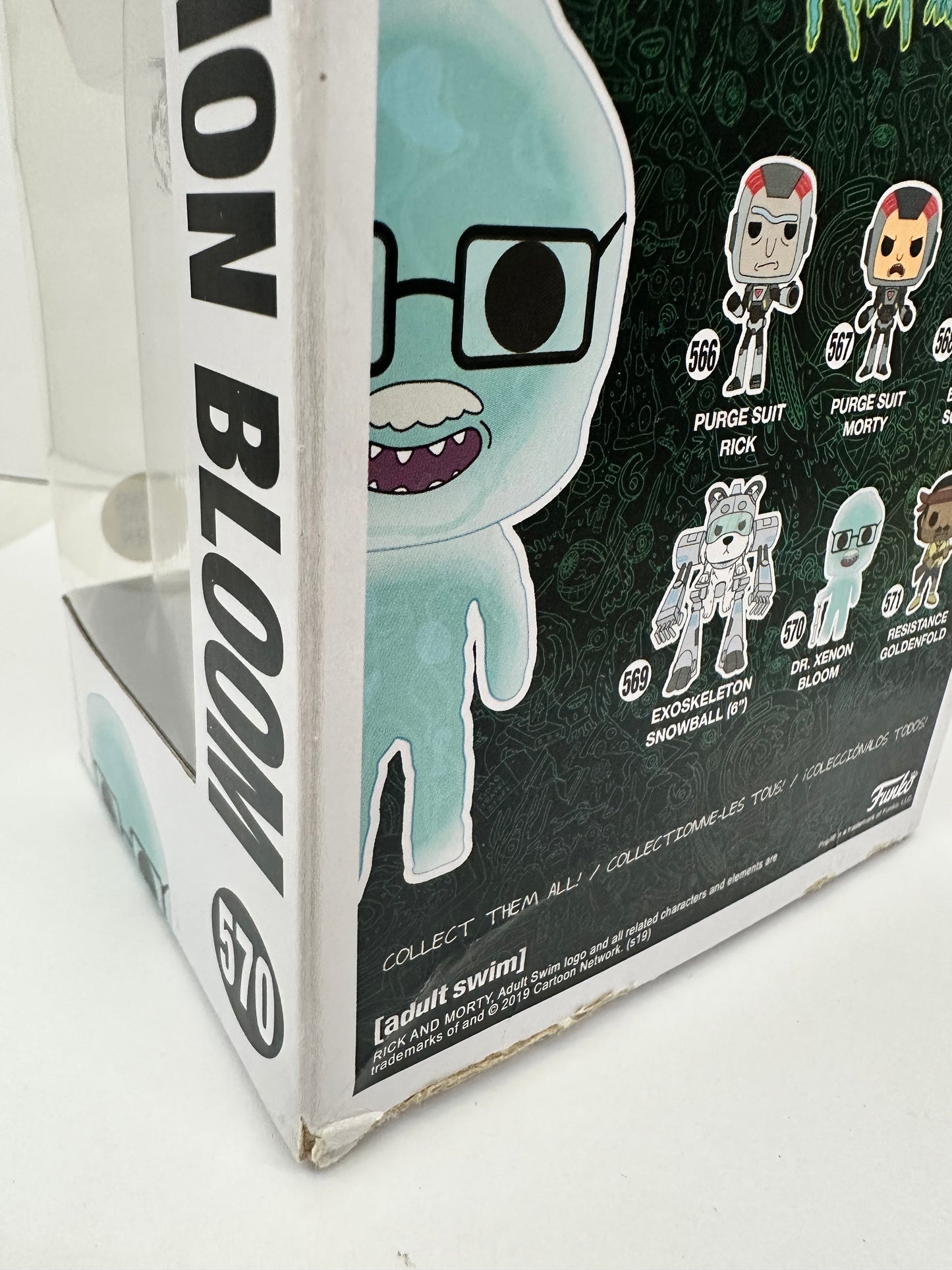 Funko POP Rick and Morty 570 Glows in the Dark Dr. Xenon Bloom