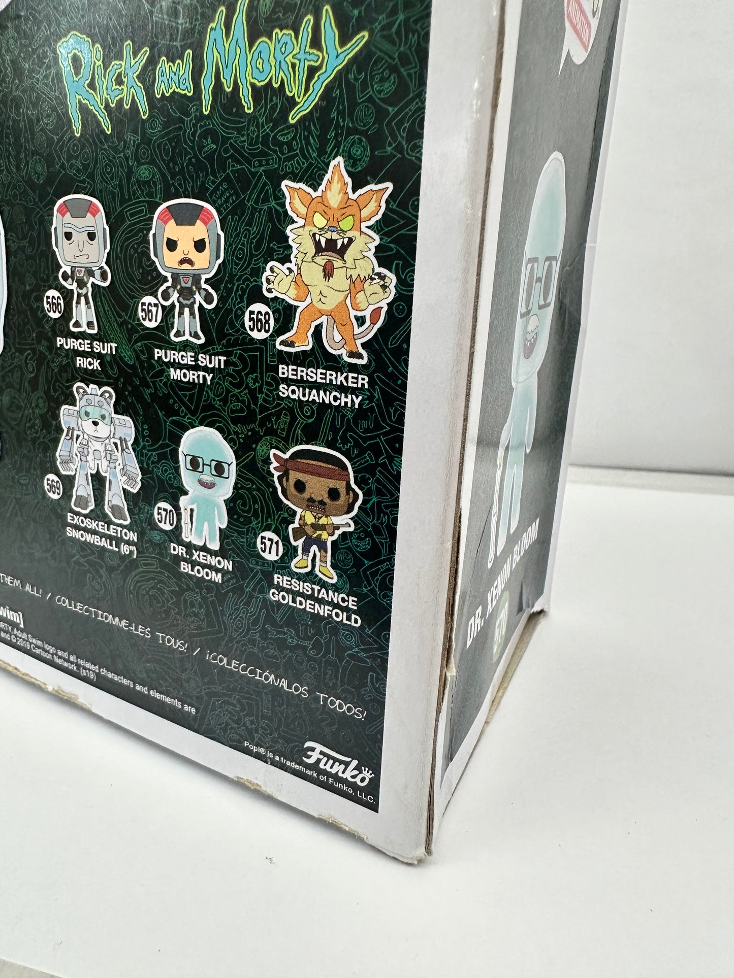 Funko POP Rick and Morty 570 Glows in the Dark Dr. Xenon Bloom