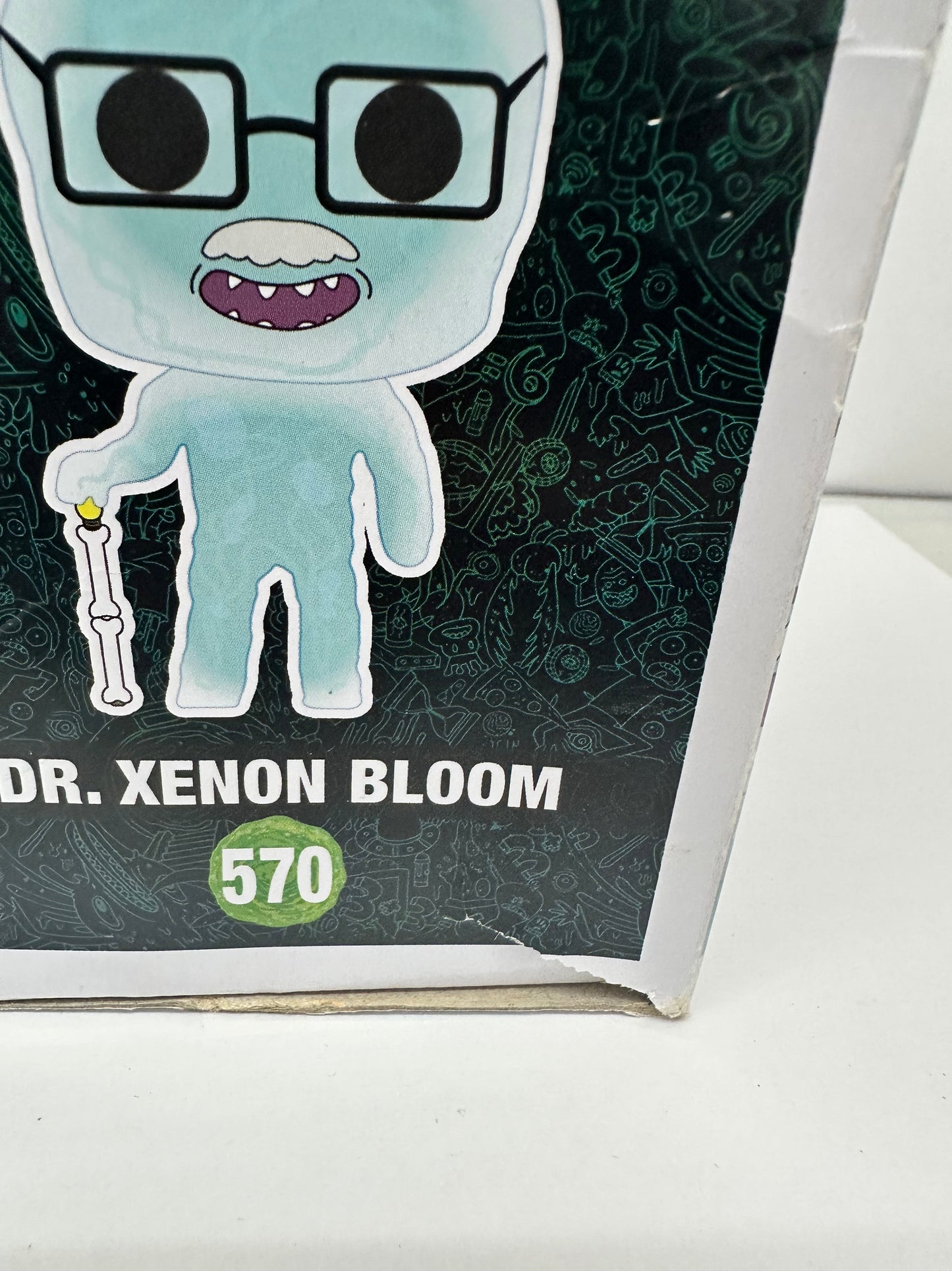 Funko POP Rick and Morty 570 Glows in the Dark Dr. Xenon Bloom