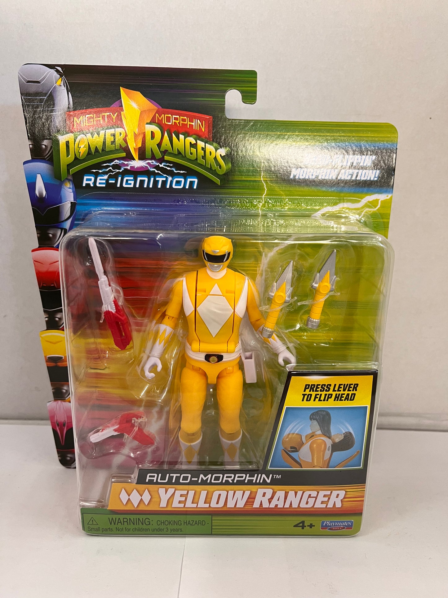 Power Rangers Re-Ignition Yellow Ranger Auto-Morphin Figure
