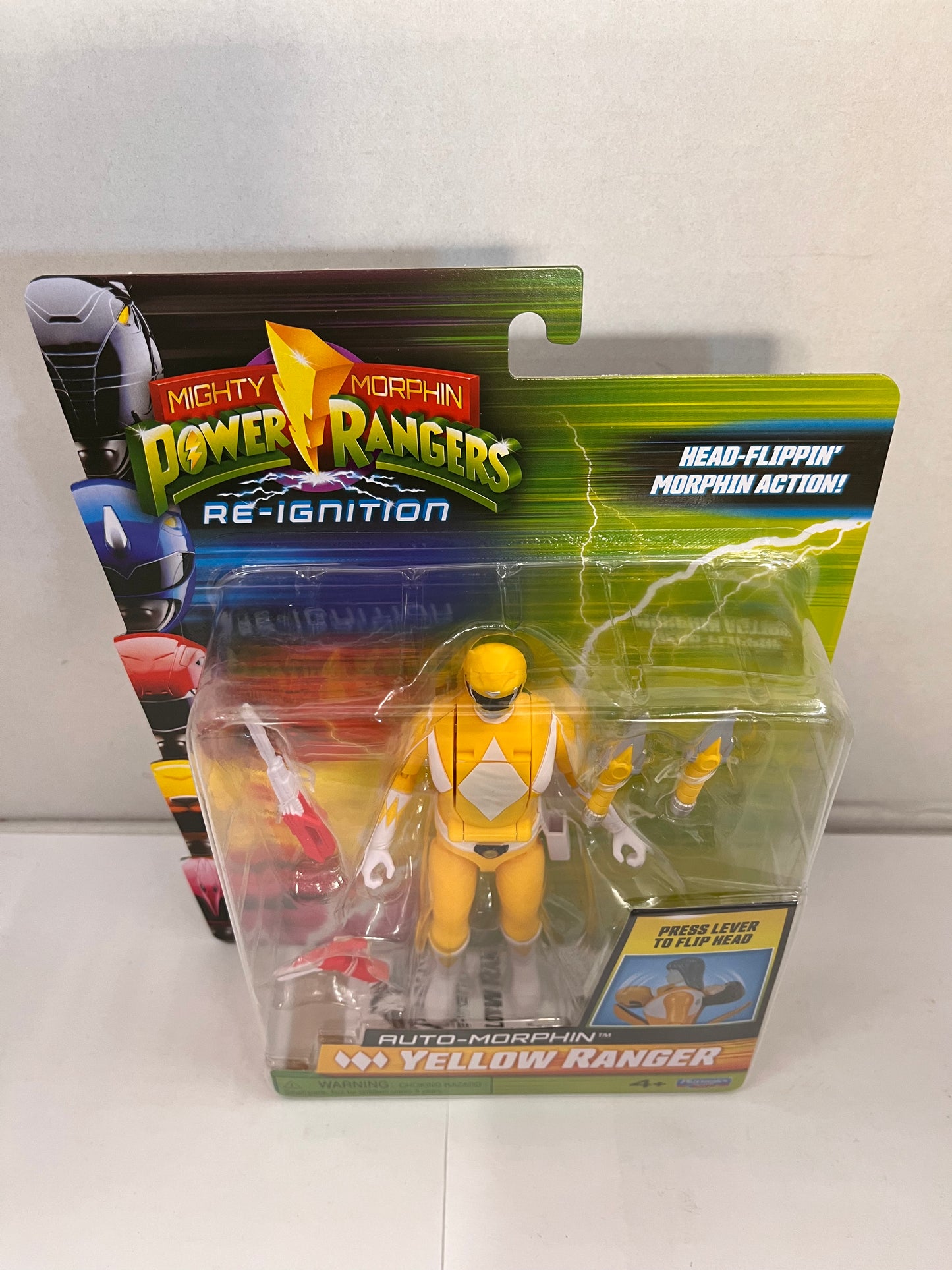 Power Rangers Re-Ignition Yellow Ranger Auto-Morphin Figure