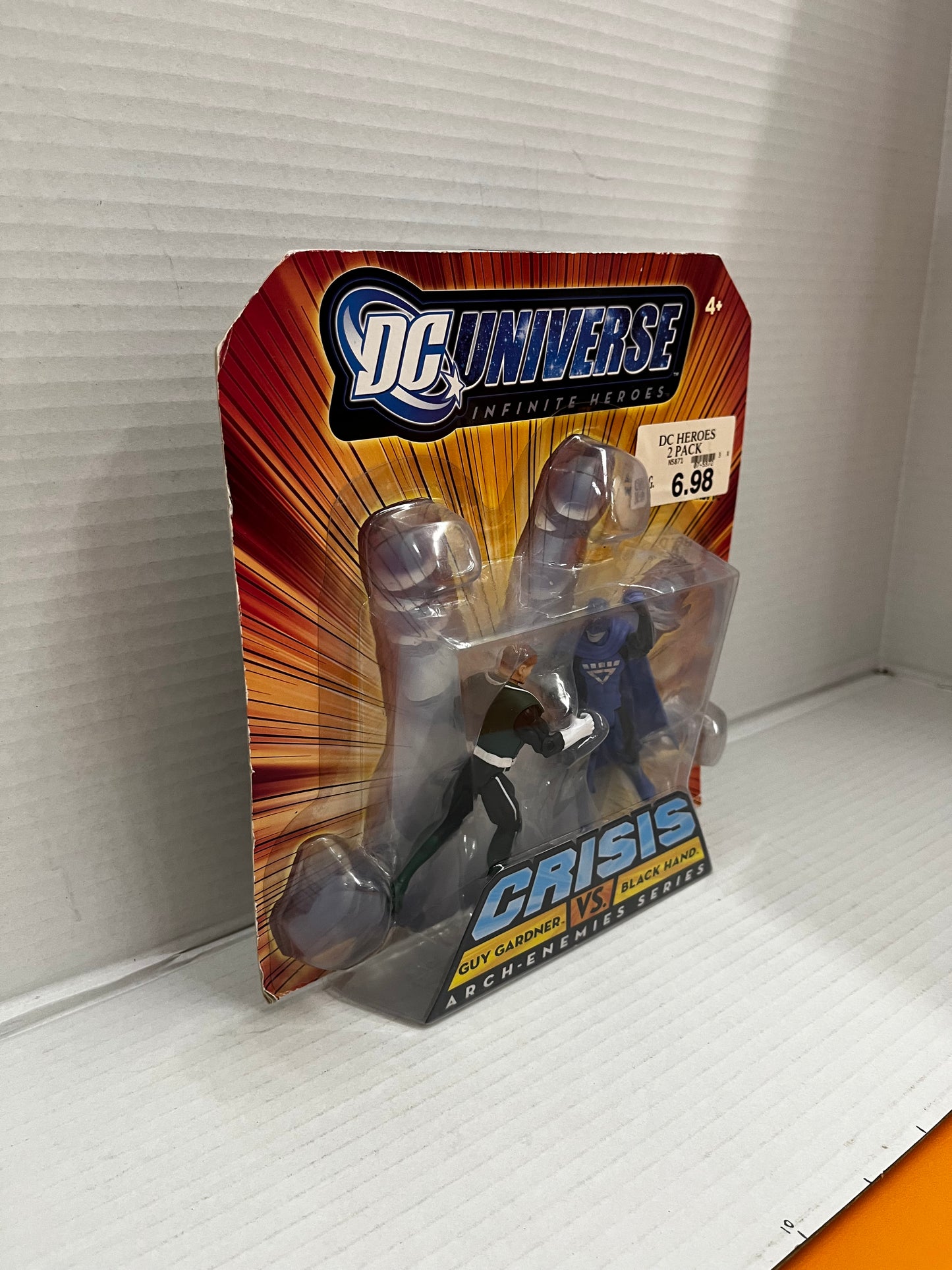 2008 DC Universe Crisis GUY GARDNER VS BLACK HAND Figure - NIB
