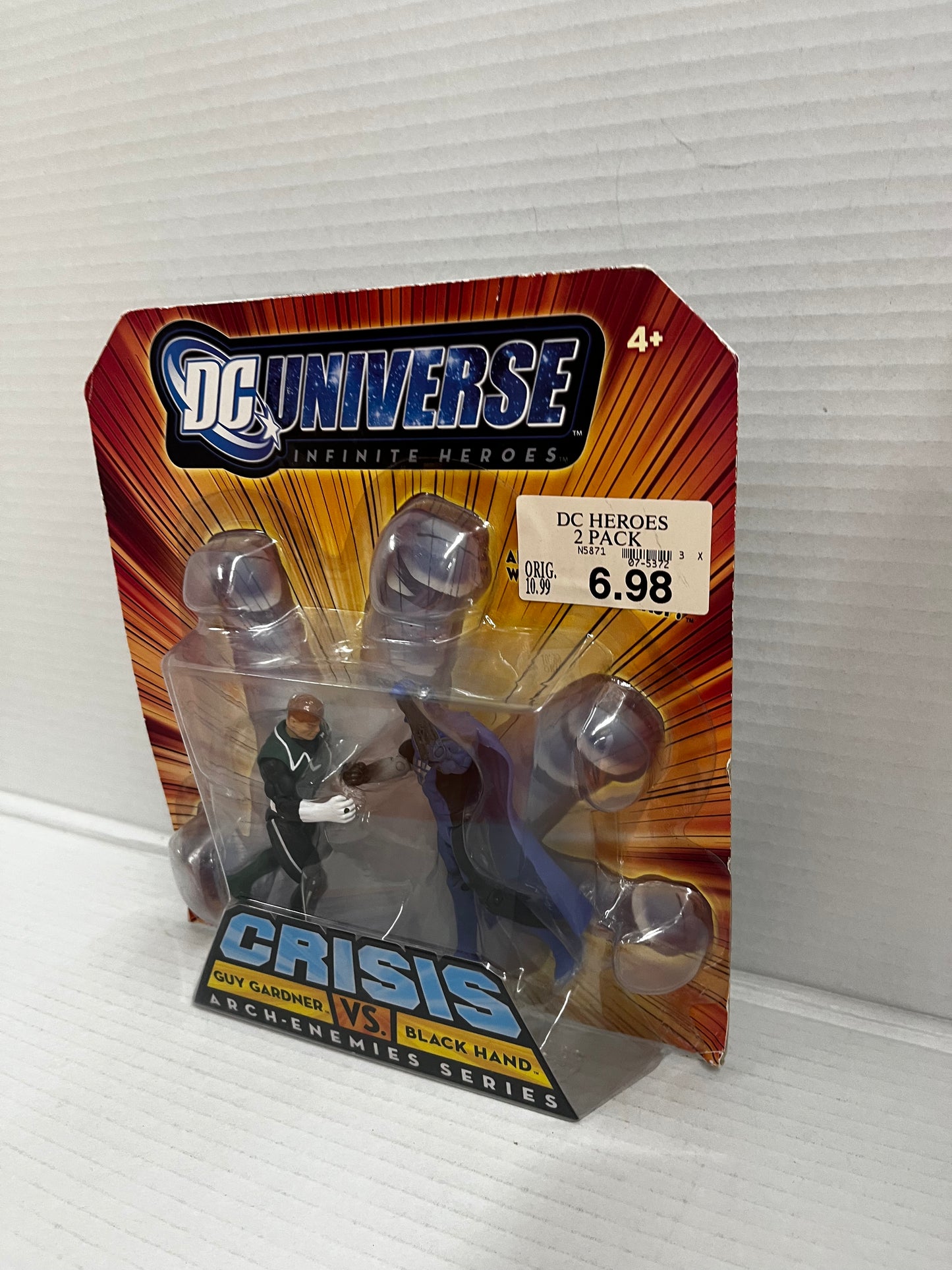 2008 DC Universe Crisis GUY GARDNER VS BLACK HAND Figure - NIB