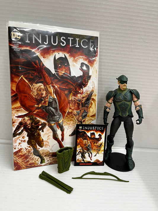 McFarlane DC Direct Page Punchers Green Arrow 7" Action Figure Injustice 2