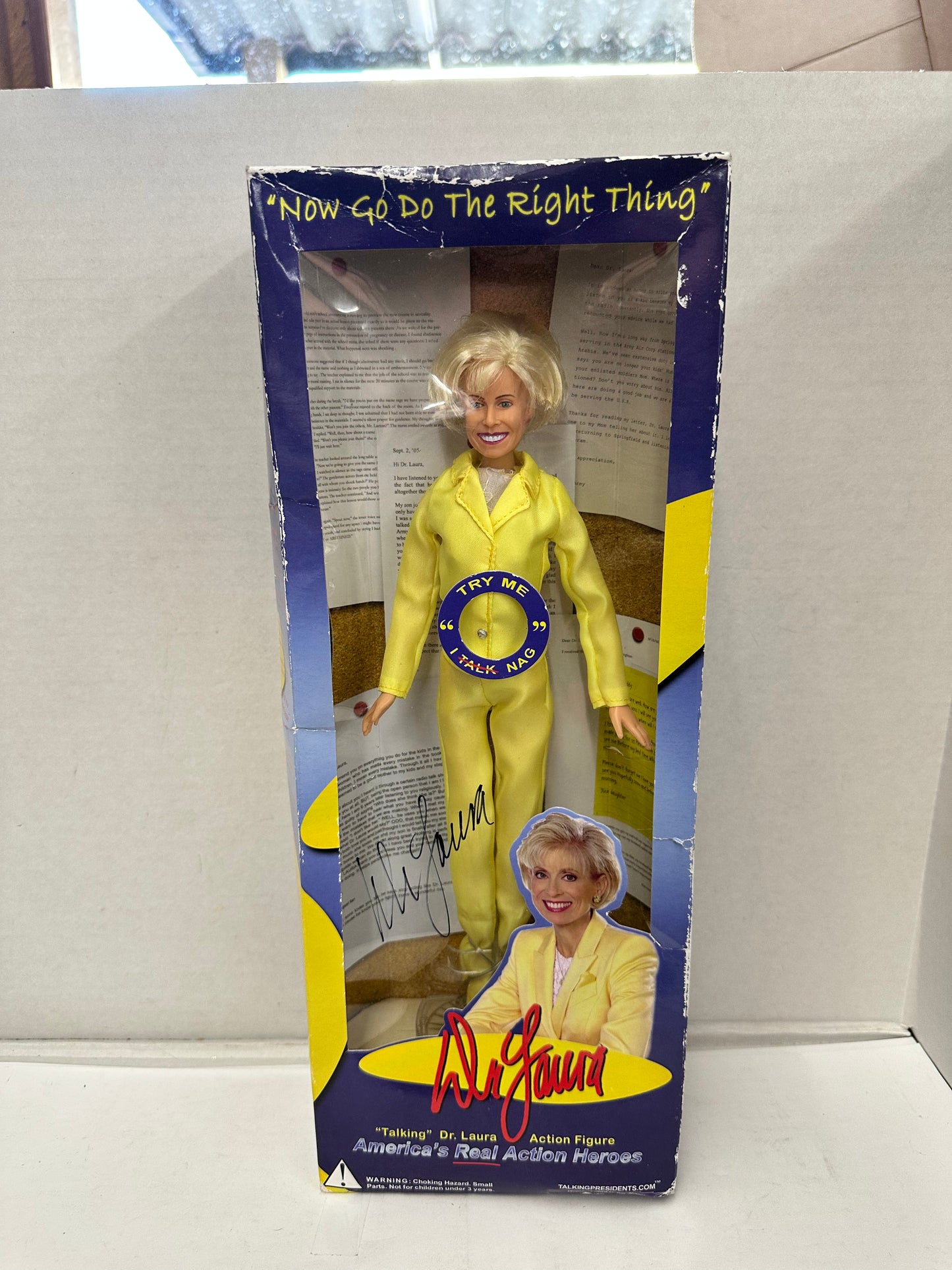NEW Dr. Laura Schlessinger Talking Doll