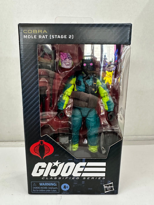 2026 HASBRO GI JOE CLASSIFIED SERIES #190 Cobra Mole Rat (Stage2) 6" FIGURE