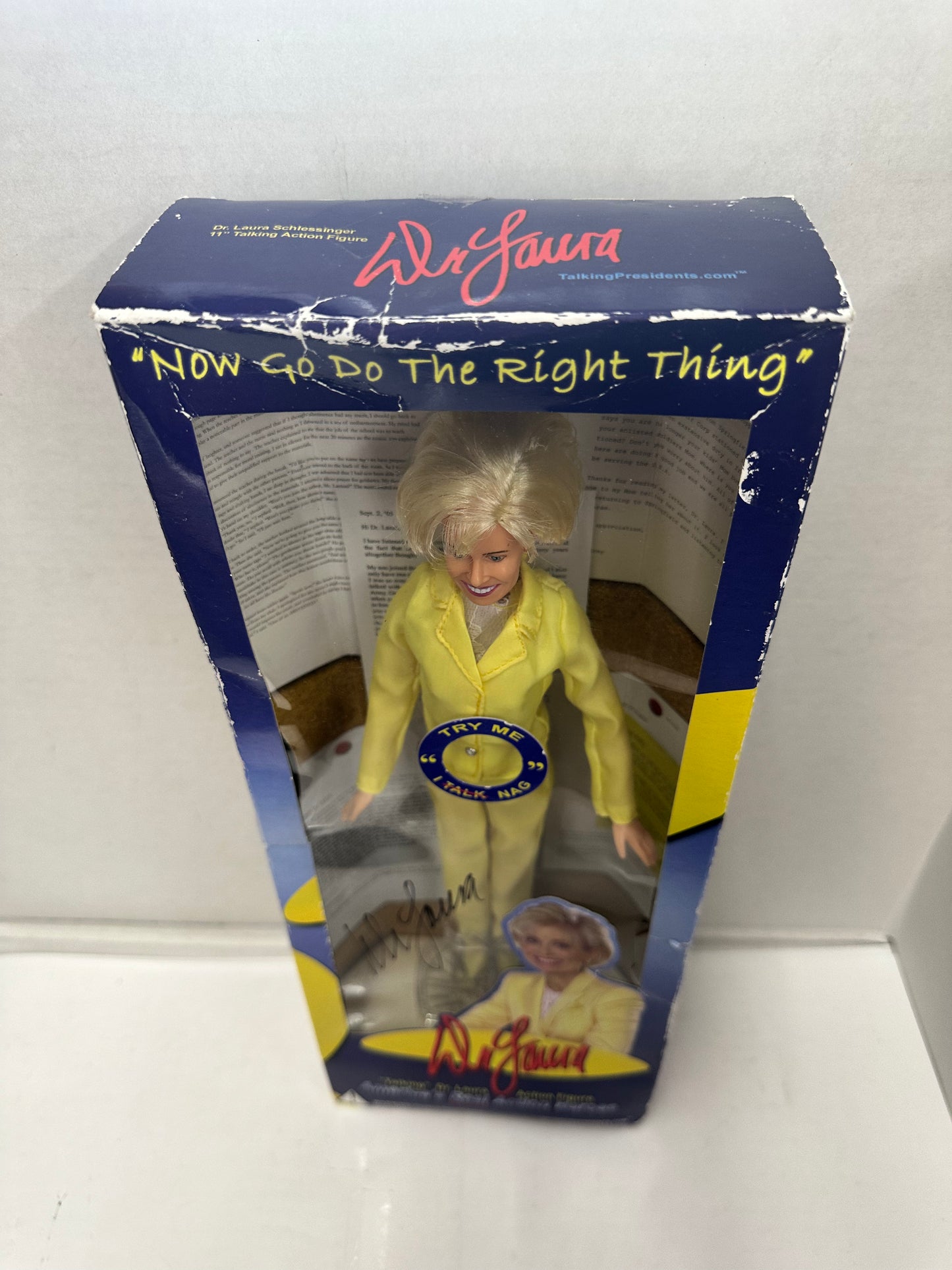 NEW Dr. Laura Schlessinger Talking Doll
