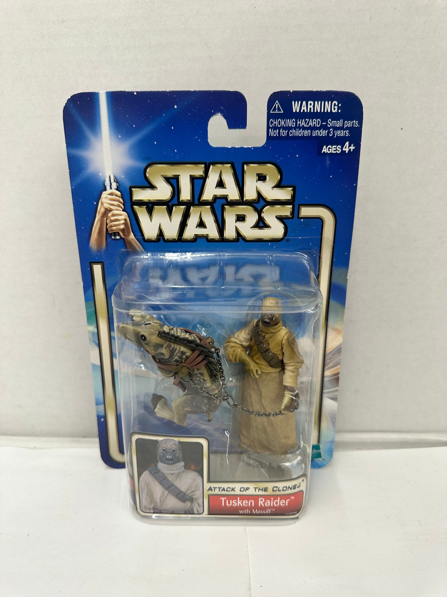 Star Wars Saga Basic Figures Tusken Raider w/Massiff Action Figure