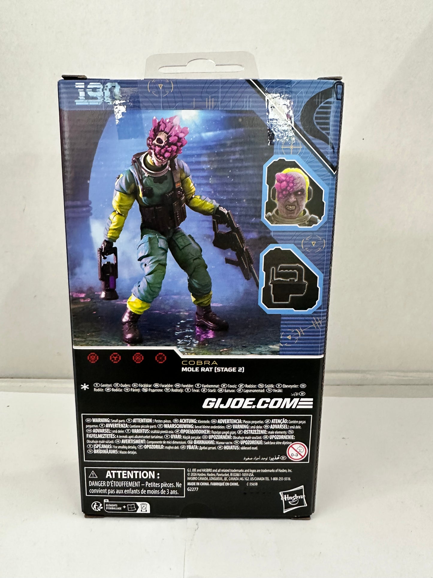 2026 HASBRO GI JOE CLASSIFIED SERIES #190 Cobra Mole Rat (Stage2) 6" FIGURE