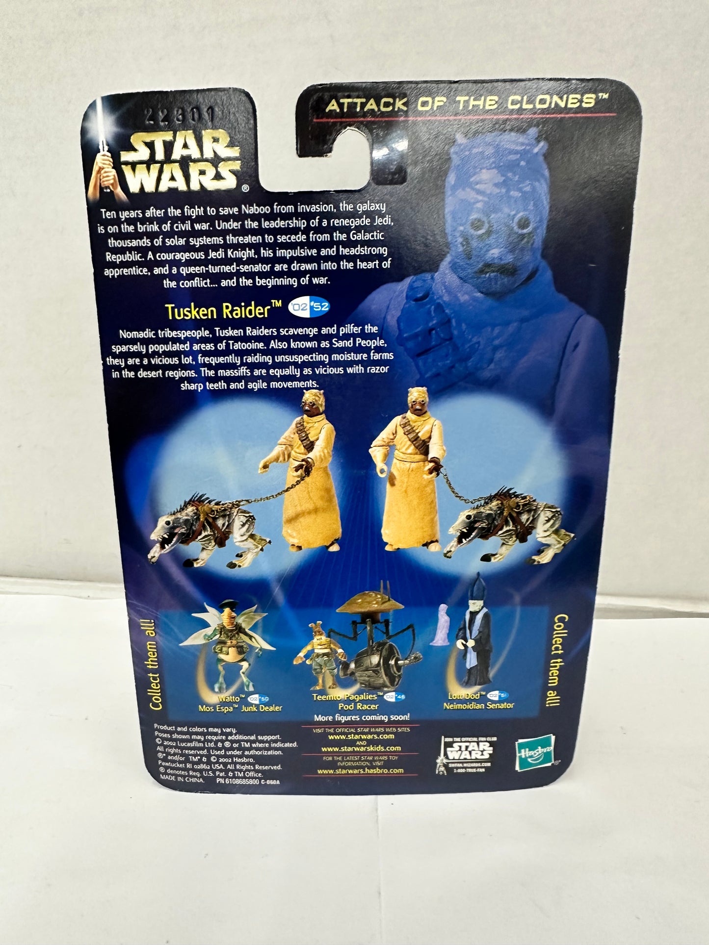 Star Wars Saga Basic Figures Tusken Raider w/Massiff Action Figure