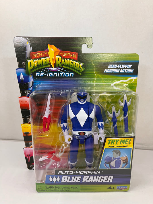 Power Rangers Re-Ignition Action Figure Auto Morphin - Blue Ranger