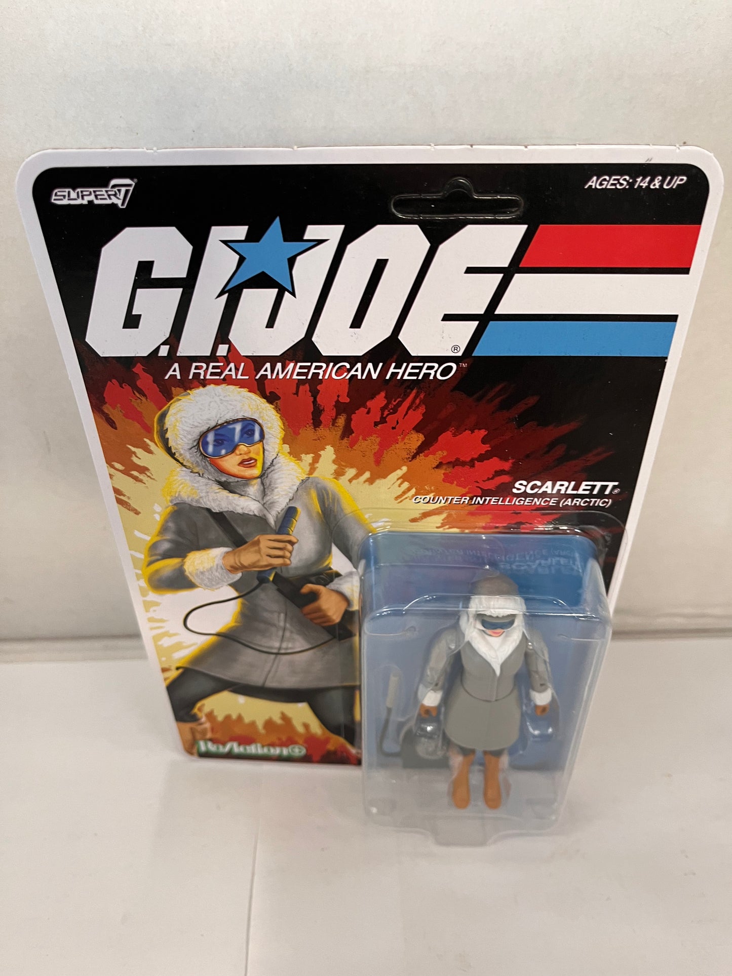 Super7 - G.I. Joe - ReAction+ Wv6 - Arctic Scarlett Action Figure