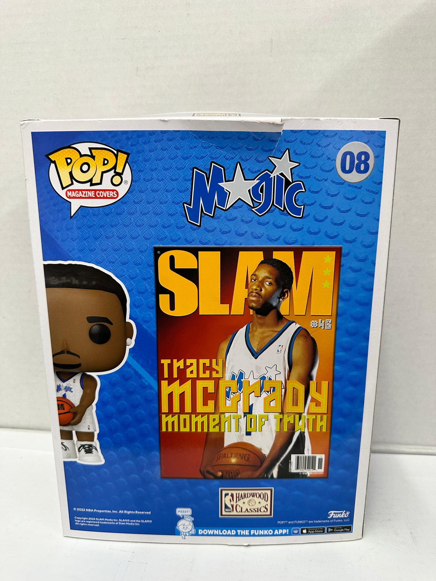 Funko Pop! NBA Hardwood Classics Tracy McGrady #08 Vinyl Figure w/ Protector