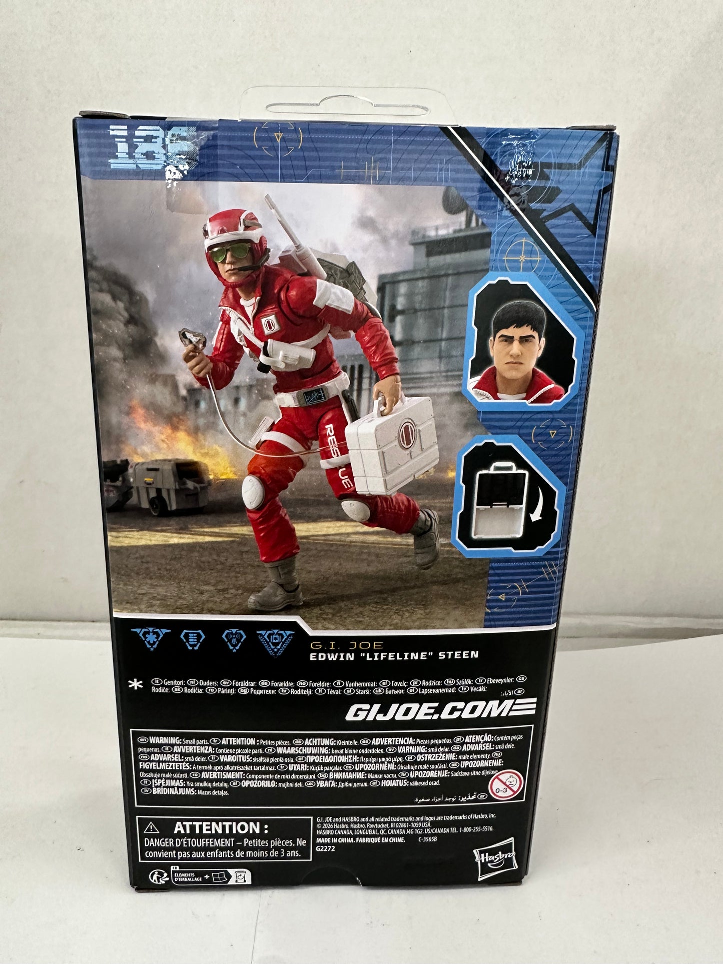 GI Joe Classified Lifeline Edwin Steen #186 Action Figure 6" Hasbro