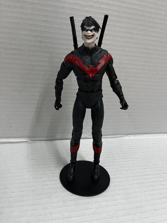 McFarlane DC Multiverse Nightwing Joker Toxin 7" Figure Death of the Family Toy