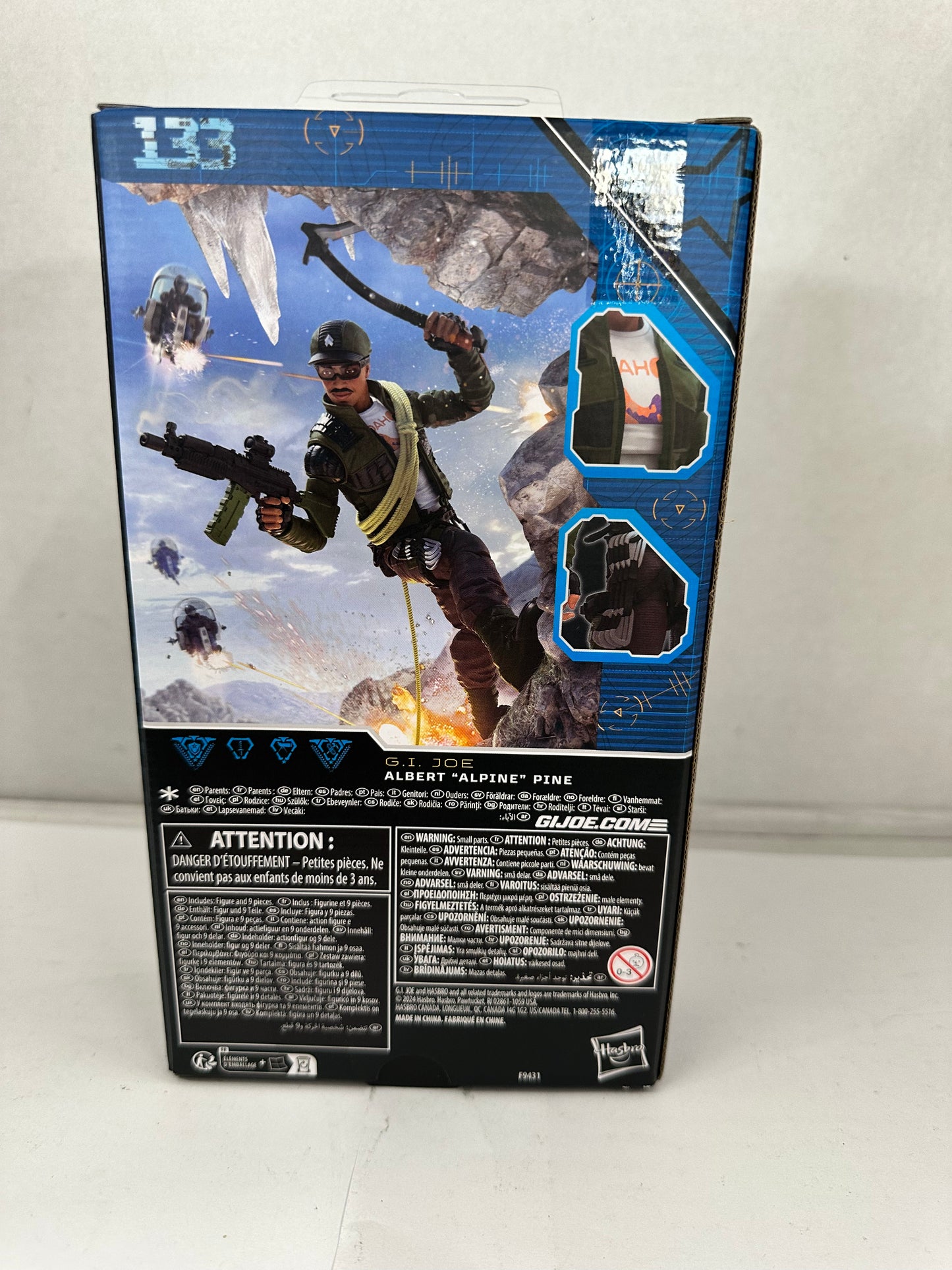 G.I. Joe Classified Series #133, Albert Alpine Pine, Collectible 6 Inch Action