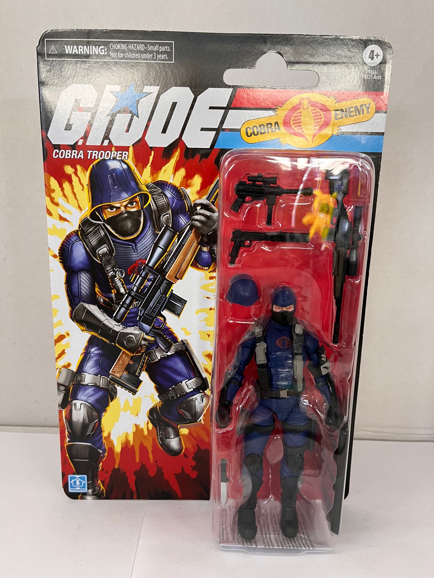 G.I. Joe Classified Retro Cardback Cobra Trooper 6" Action Figure by Hasbro Toys