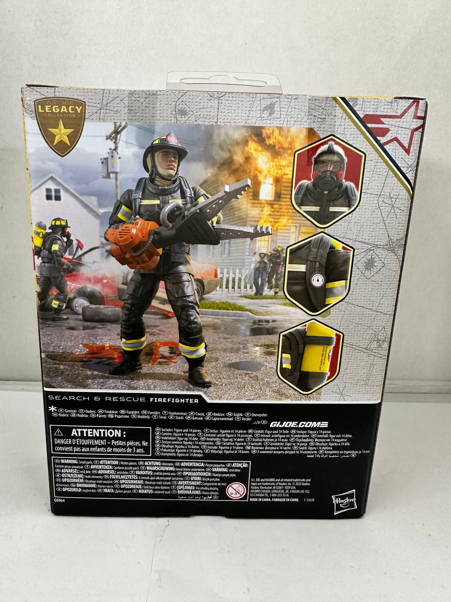 G.I. JOE Classified Series "Legacy Collection" (Firefighter) 6" Action Figure