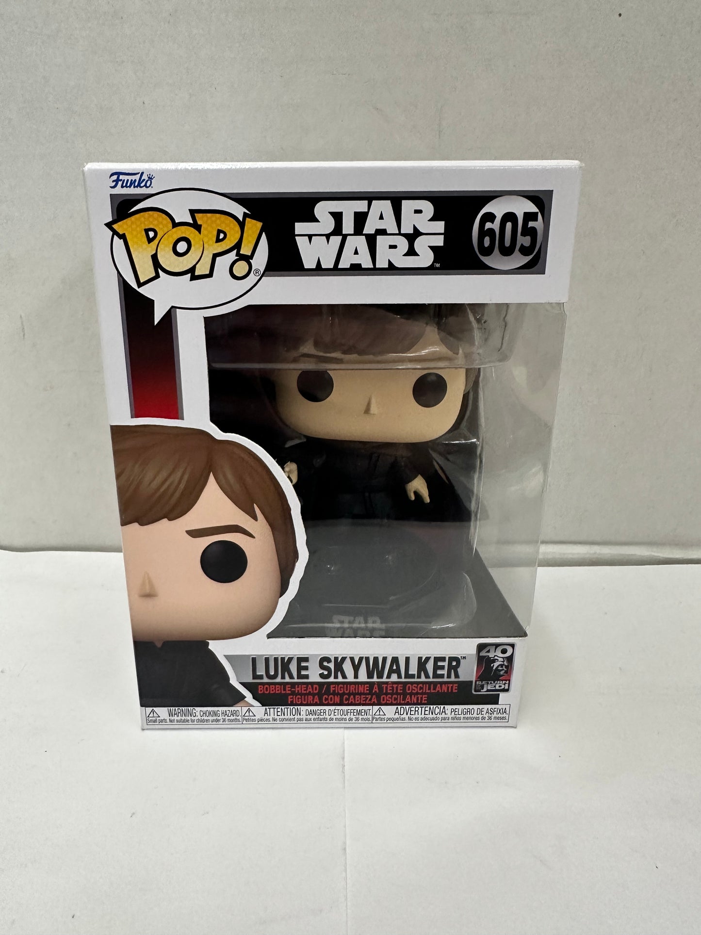 Funko Pop! Star Wars: Luke Skywalker Vinyl Figure #605