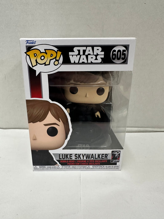 Funko Pop! Star Wars: Luke Skywalker Vinyl Figure #605