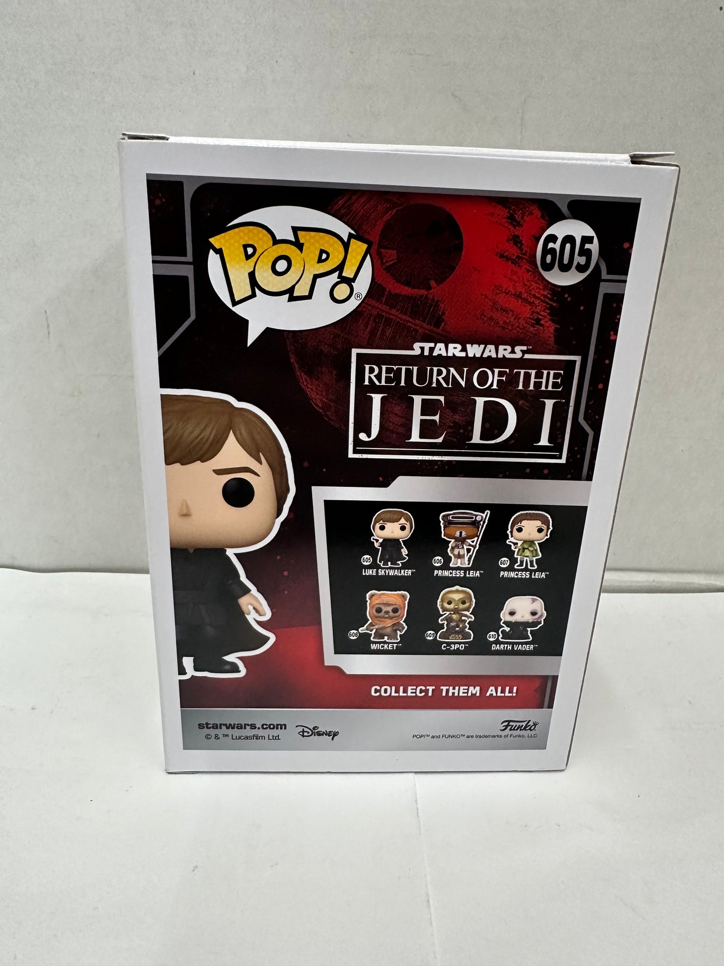 Funko Pop! Star Wars: Luke Skywalker Vinyl Figure #605