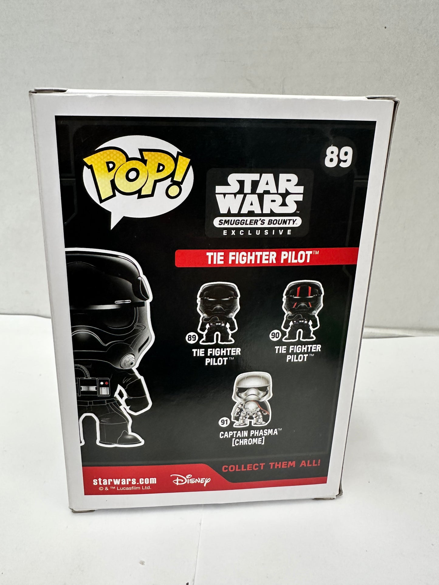 Funko Pop! Star Wars Smuggler's Bounty Exclusive Tie Fighter Pilot #89