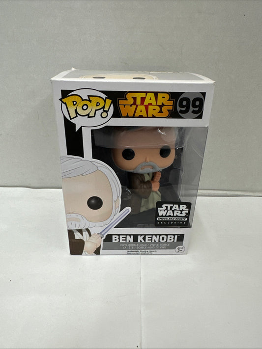 Funko Pop! Vinyl Figure Star Wars Ben Kenobi Smuggler's Bounty Exclusive #99
