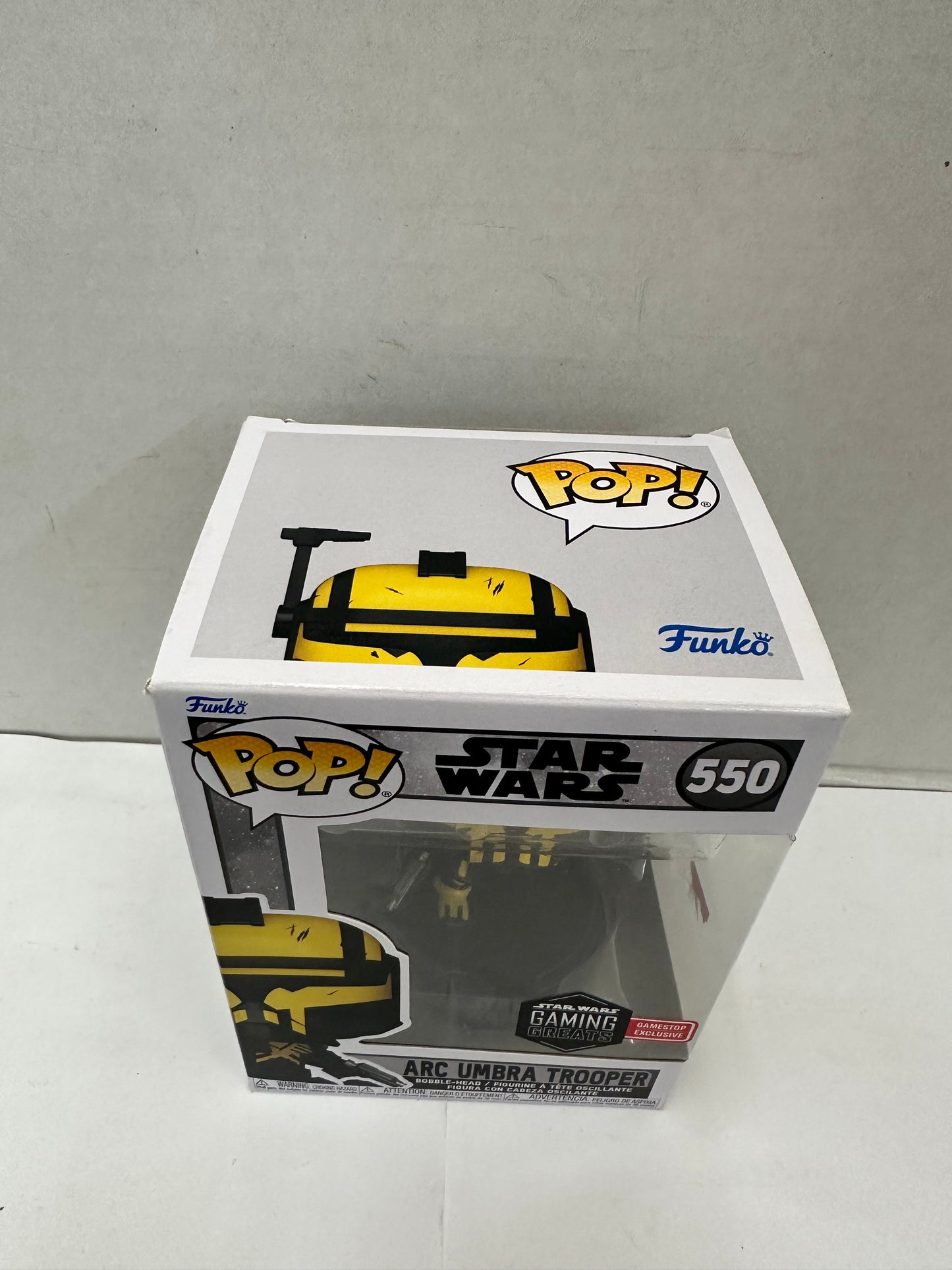 Funko Pop Star Wars #550 ARC Umbra Trooper GameStop Exclusive Gaming Greats