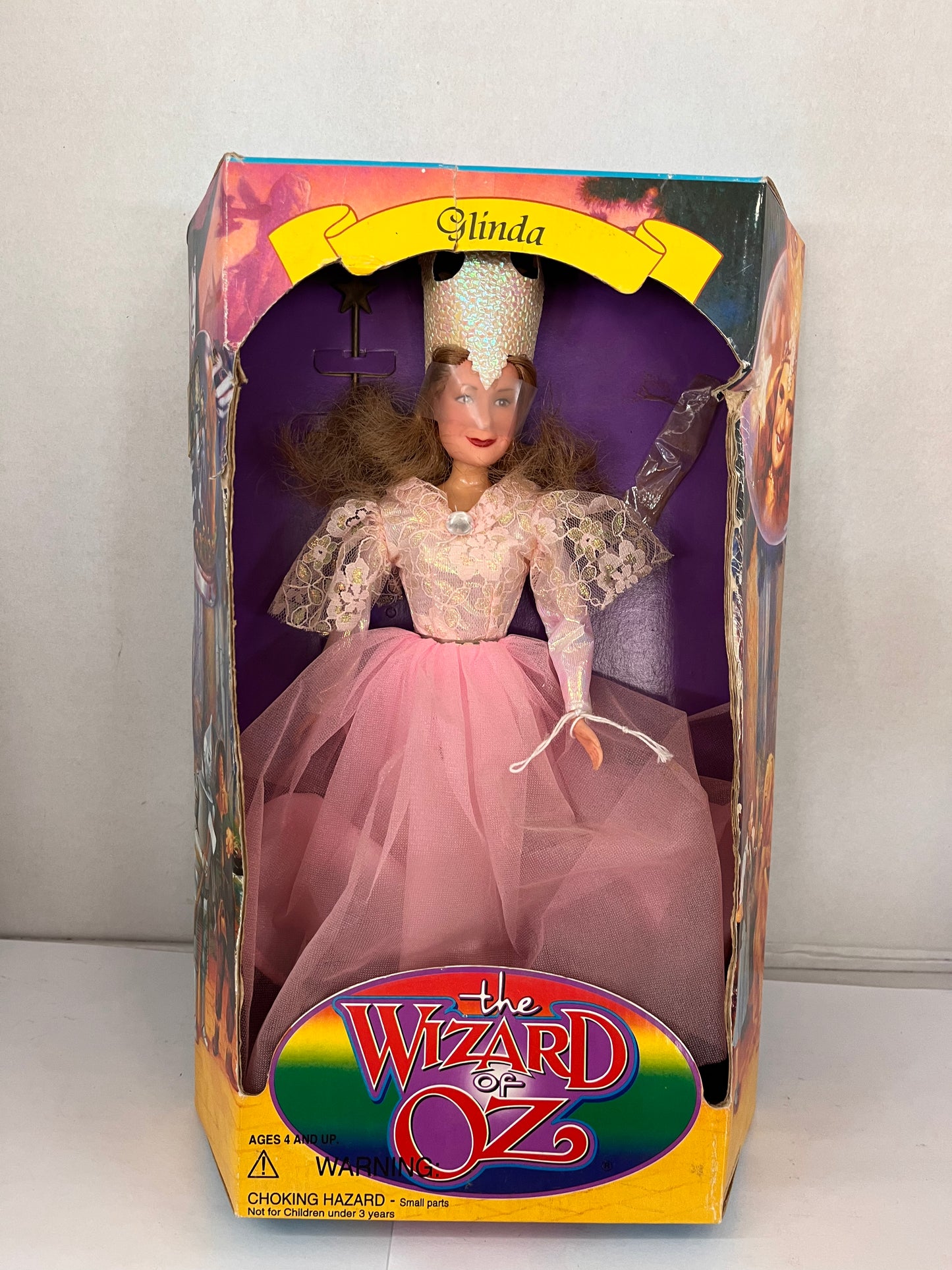 Vintage THE WIZARD OF OZ 1994 GLINDA 12" Toy DOLL  STYLE # 8859 IN BOX Read
