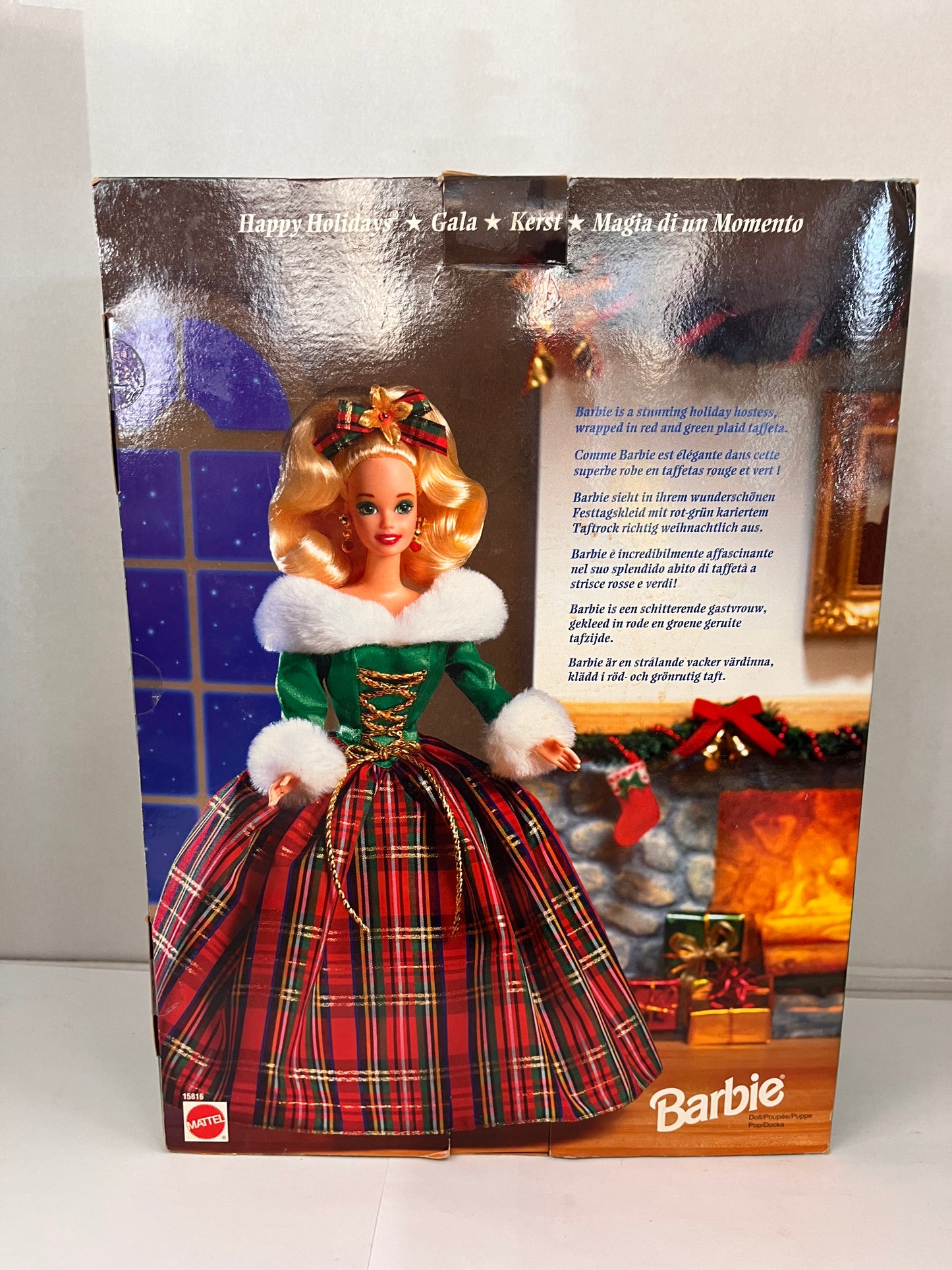 1995 Mattel Happy Holidays Gala Special Edition Barbie #15816