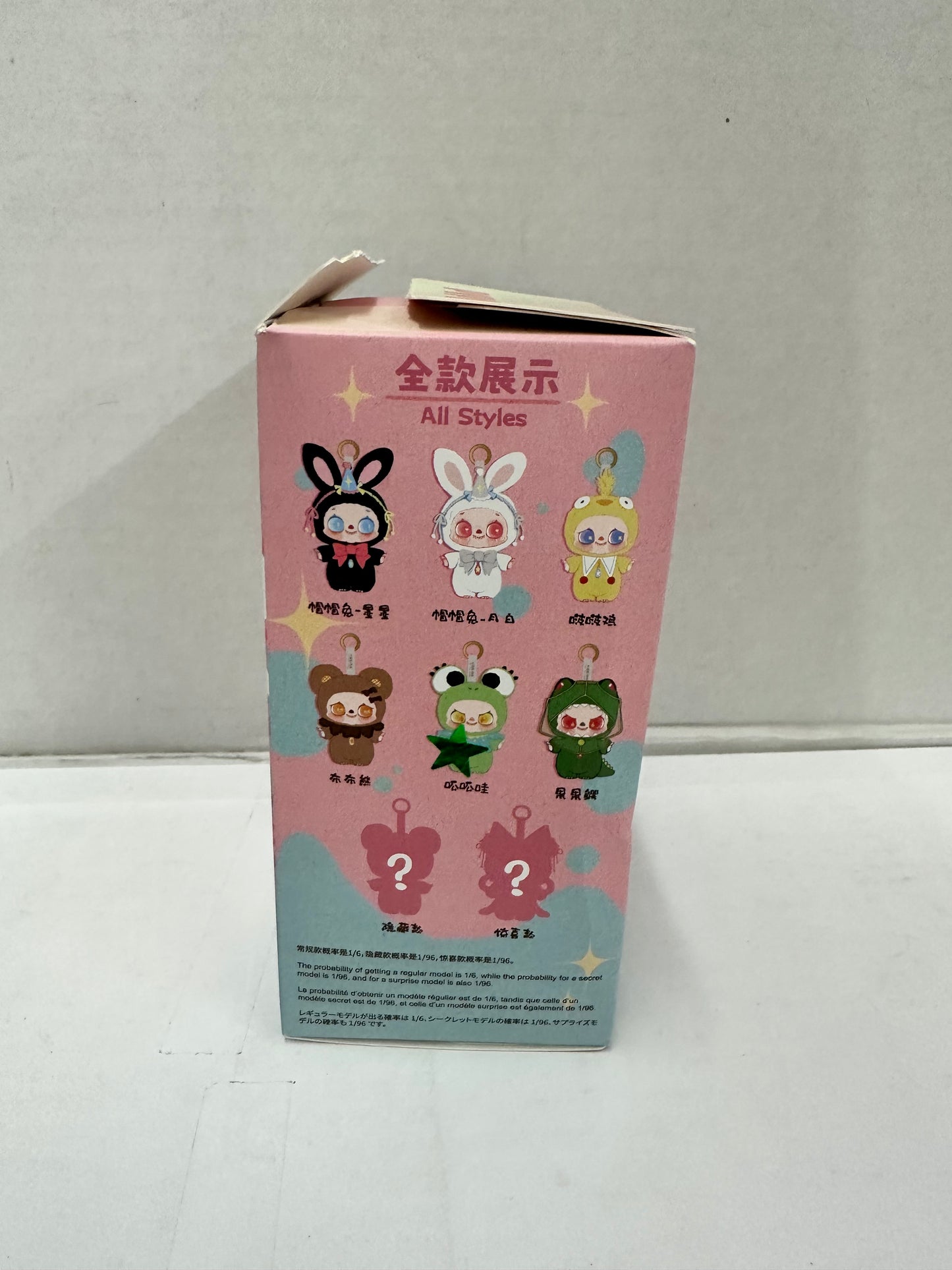 PIPIZI Fluffy Strike Designer Plush Pendant Blind Box Croak Frog Open Box