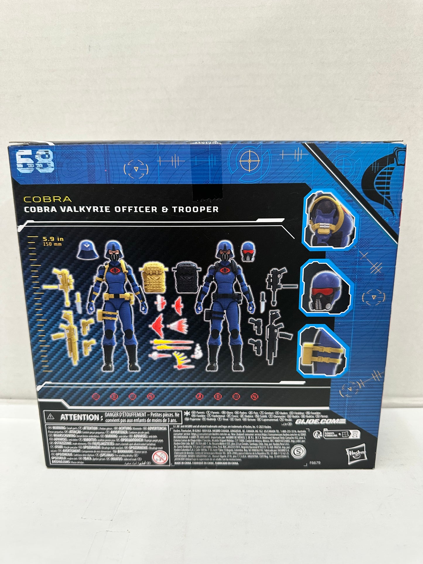2023 G.I. Joe 6" Classified Series Valkyries #68 Action Figure