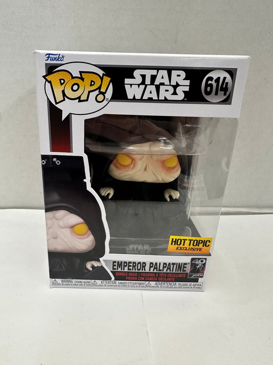 Funko Pop! Emperor Palpatine #614 Hot Topic EXCLUSIVE