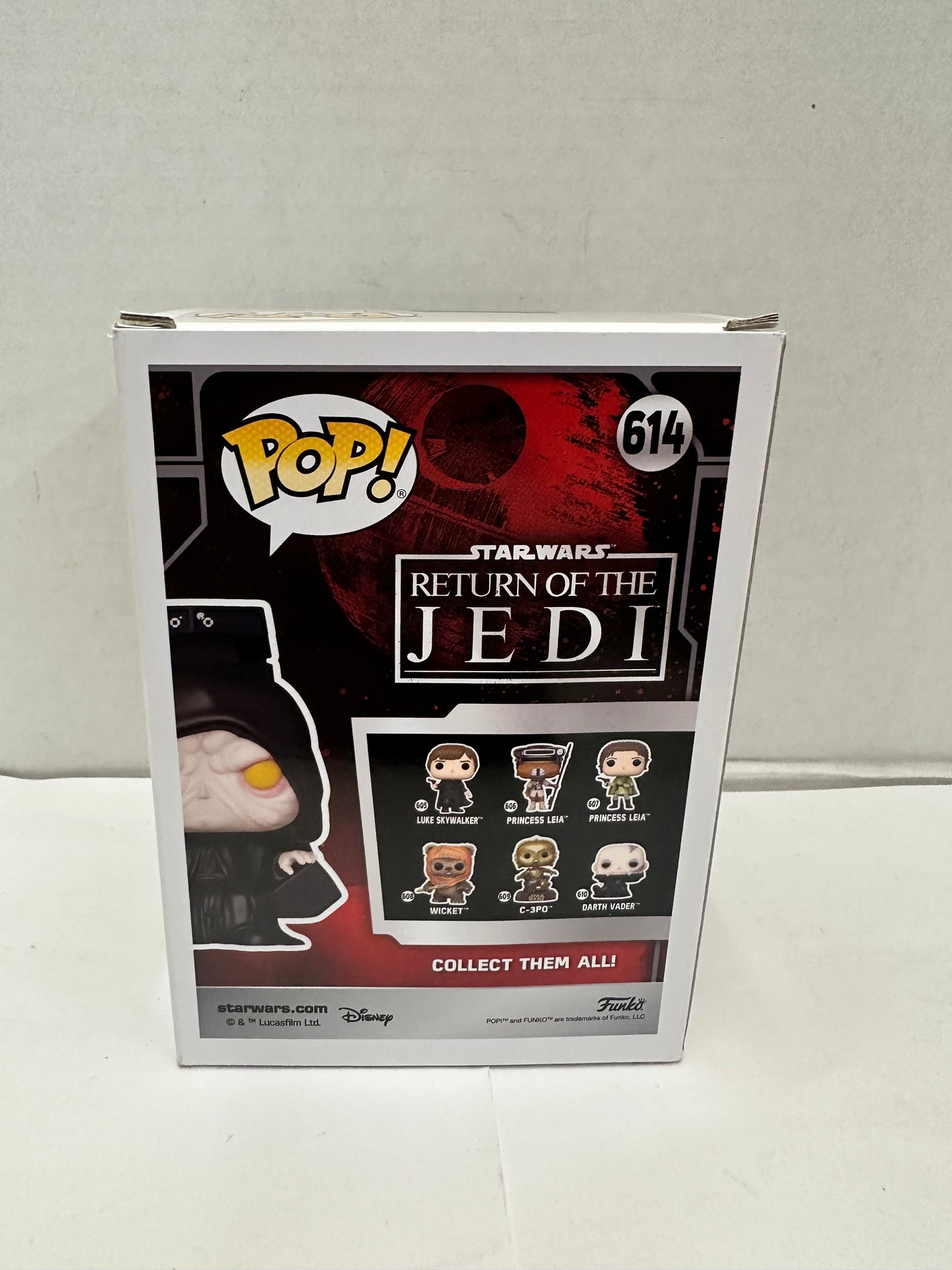 Funko Pop! Emperor Palpatine #614 Hot Topic EXCLUSIVE