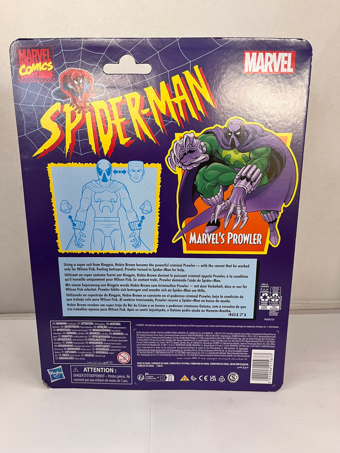 NEW Marvel Legends Prowler From Spider-Man: The Animated Series Action Figure