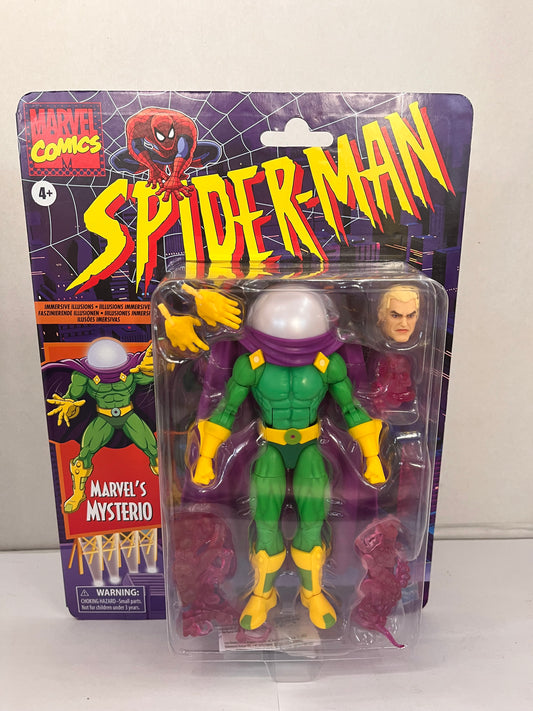 Marvel Legends Mysterio Retro Cardback 6" Spider-Man Animated