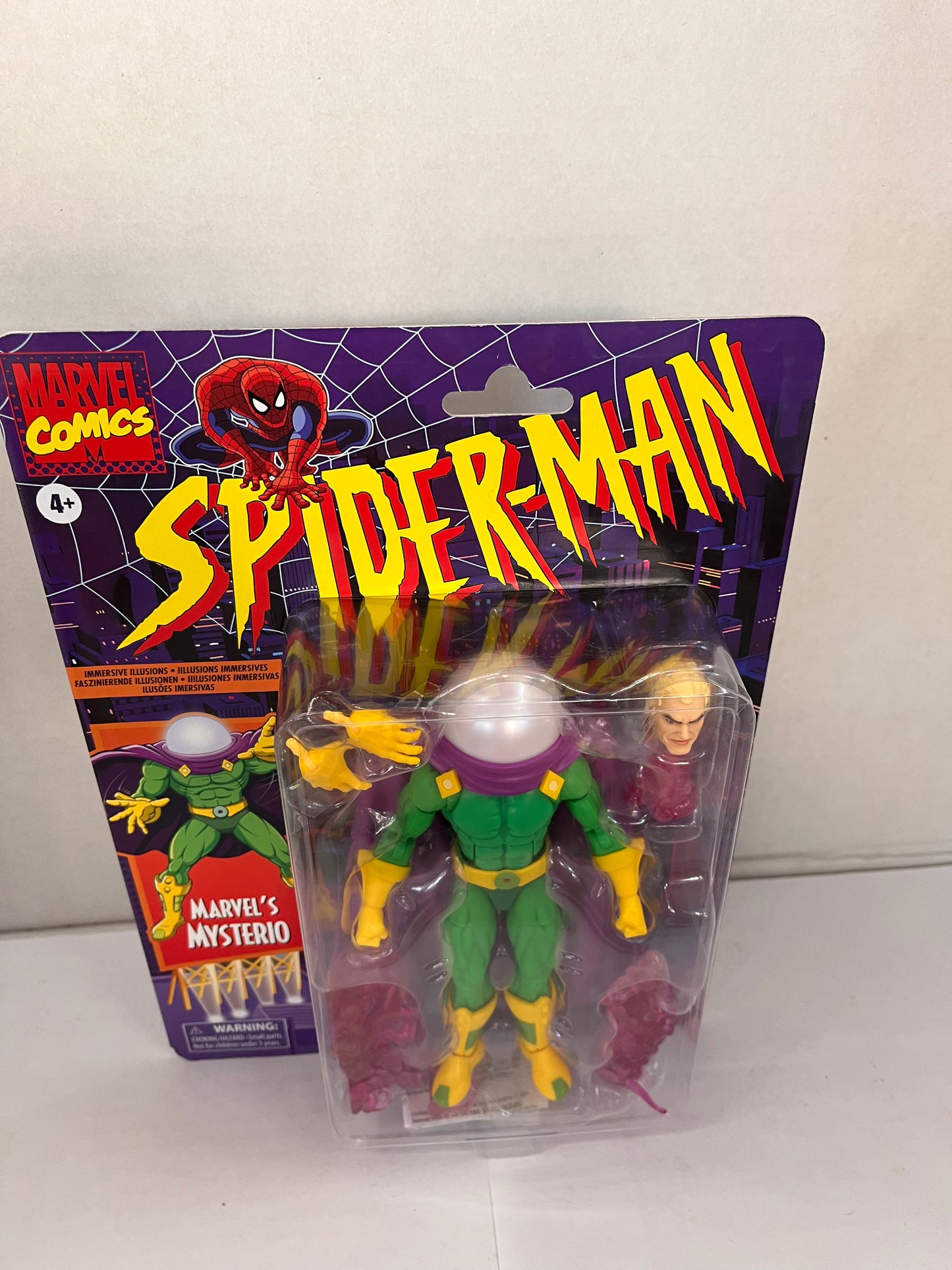 Marvel Legends Mysterio Retro Cardback 6" Spider-Man Animated