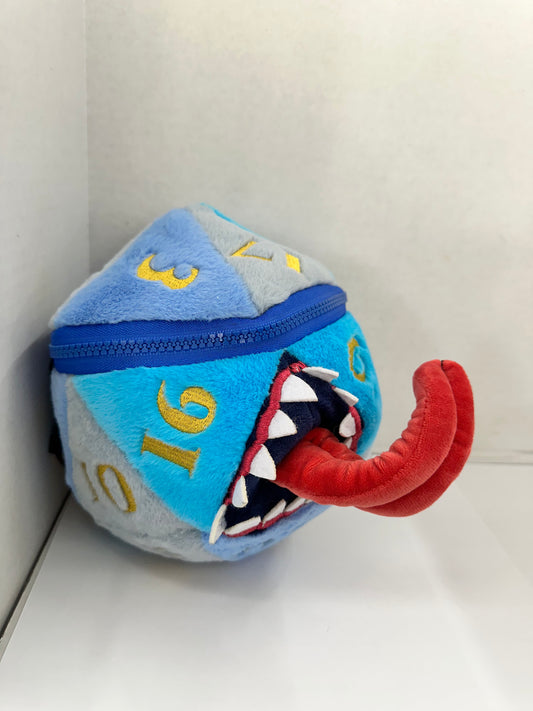 EmberGlow D20 Mimic Plush With Ember Liquid Core D20