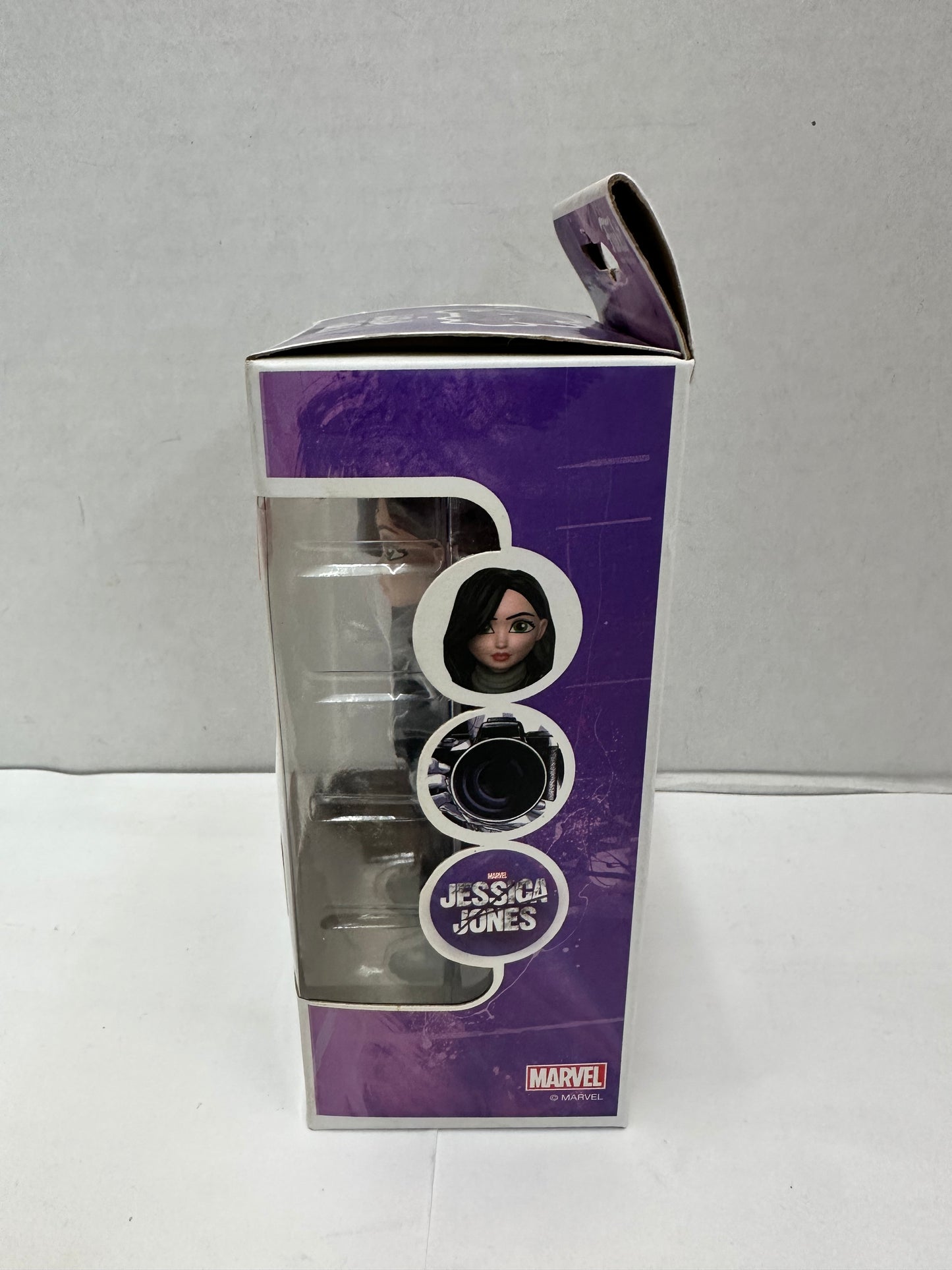 Funko Rock Candy Marvel Jessica Jones 2018 Summer Convention Box Damage