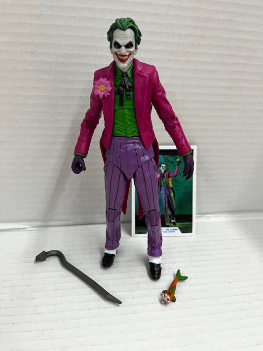McFarlane DC Multiverse Batman Three Jokers The Clown Joker Loose Complete 7"