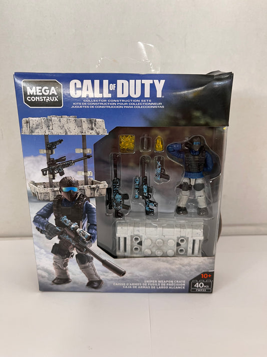 Mega Construx Call of Duty Set # FPW33 SNIPER WEAPON CRATE NIB Sealed 40 pcs