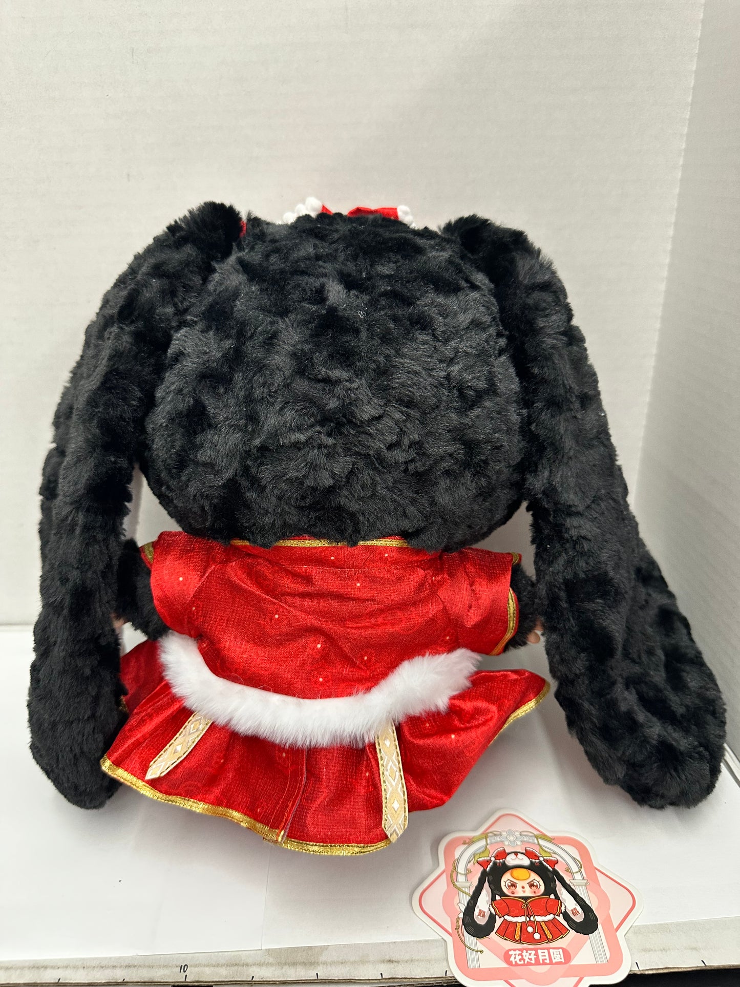Cureplaneta Baby Three 400% Romantic Wedding Plush Blind Box Doll Black/Red