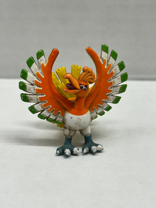 Vintage Nintendo Ho-Oh 3" Pokemon PVC Figure C.G.T.S.J  TOMY