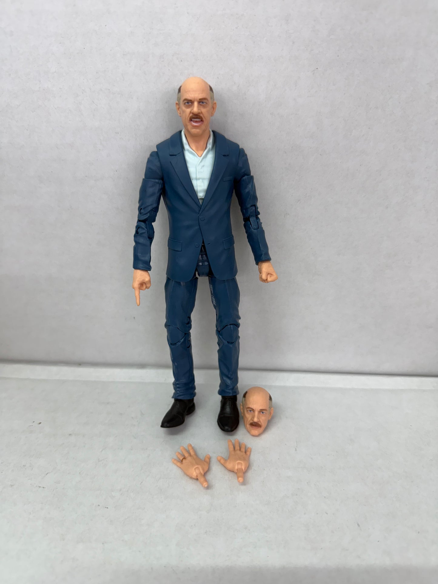 Marvel Legends J Jonah Jameson 6" Spider-Man No Way Home Armadillo BAF Complete