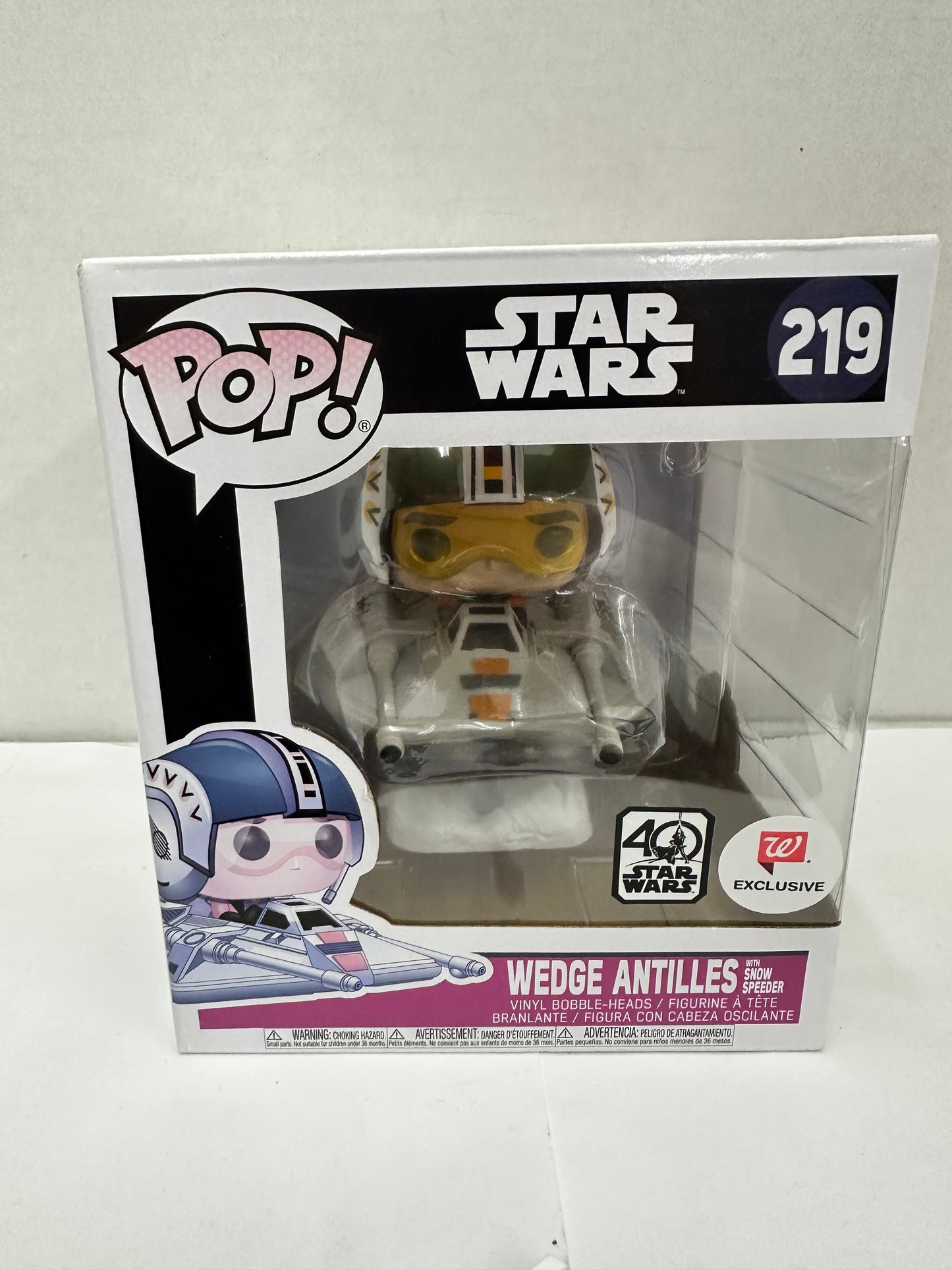 Funko Pop Star Wars 219 Wedge Antilles Snow Speeder Walgreens Exclusive 2017