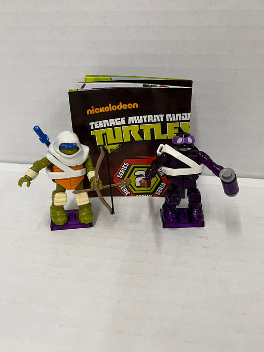 Mega Bloks Construx TMNT Series 2 Blind Bag Figure Lot Of 2
