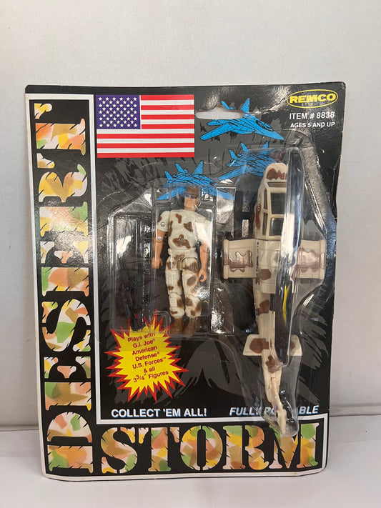 Remco Desert Storm GI Joe Major Metal MOC Helicopter