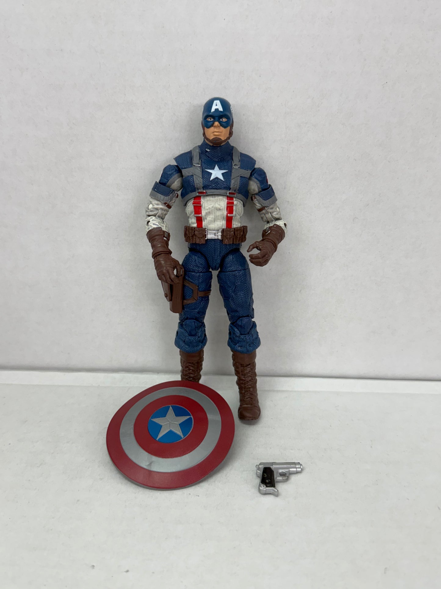 Marvel Legends 6" Inch Mandroid BAF Wave WW2 Captain America Loose Complete